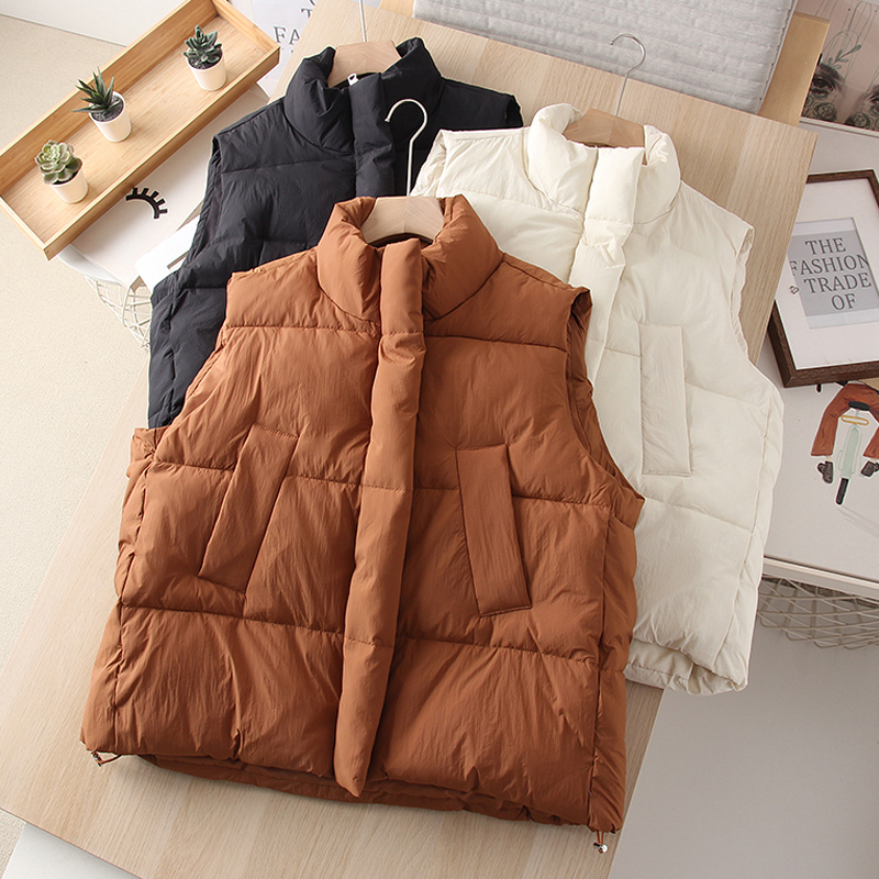 气质宽松百搭保暖马甲背心