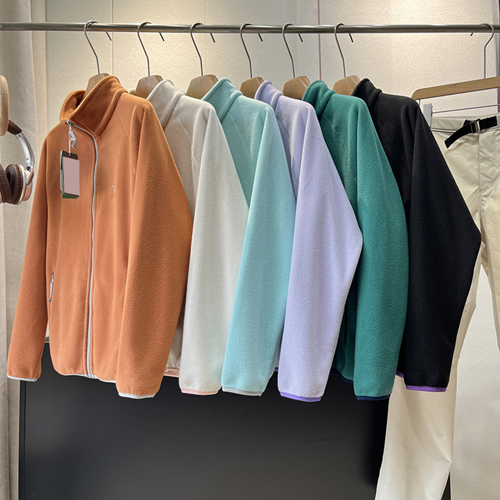 双面摇粒绒保暖情侣款卫衣外套