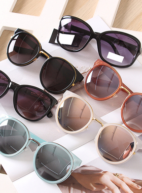 防紫外线UV时尚复古女墨镜太阳镜