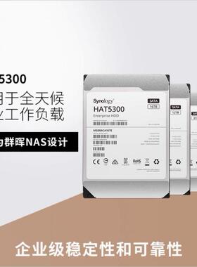 Synology/群晖HAT5310 4T/8T/12T/16T/20T SATA 企业级机械硬盘