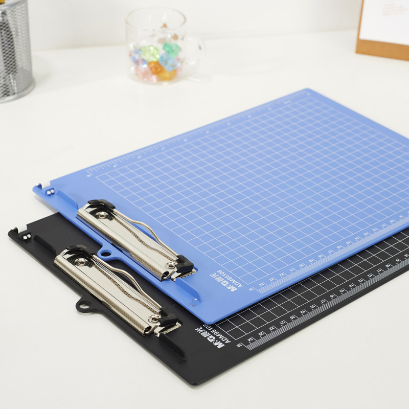 晨光A4黑色便携竖式书写板夹