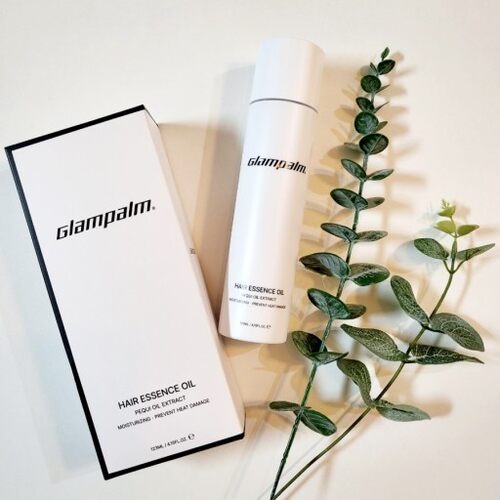 韩国glampalm头发香水发尾精油白色瓶装细软发专用防静电分叉顺滑