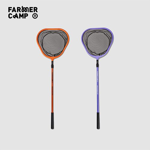 Farmer Camp小物钓溪流钓鱼伸缩抄网 碳素硬杆捉儿童