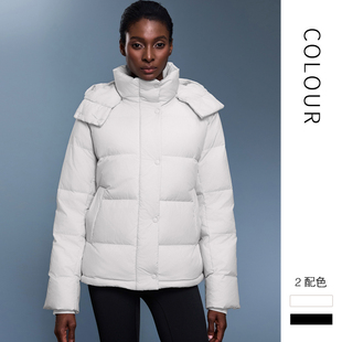 Wunder puff中长款高端羽绒服女加厚连帽宽松保暖冬季休闲外套