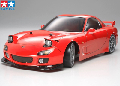 田宫 51270 MAZDA RX-7 透明车壳 带灯杯TT01/TB02/TA05/TRF415