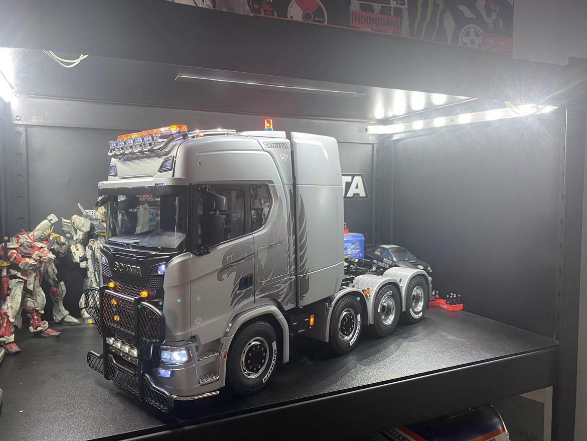 田宫拖头 1/14 斯堪尼亚 合金车/玩具仿真车/