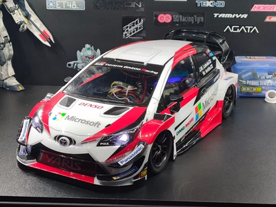 田宫TAMIYA1/10 丰田 GR 雅力士 WRC TT-02 拉力模型车 58659