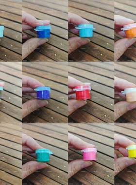 【包邮】bjd、sd娃娃化妆丙烯12色颜料+色粉盘+眼线、唇线勾线笔