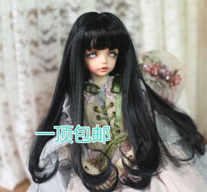 {包邮BJD.SD6分4分3分巨婴娃娃假发空气刘海梨花卷长发高温丝现货