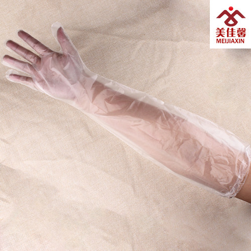 特厚一次性手套防滑cpe磨砂防水