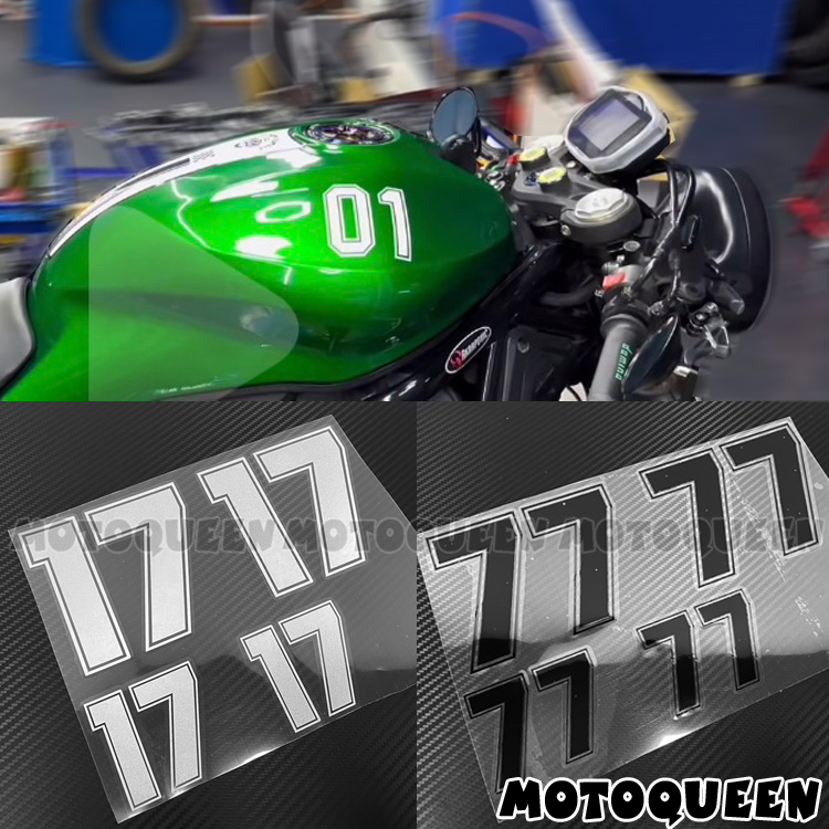 摩托车贴纸川崎油箱数字本田铃木