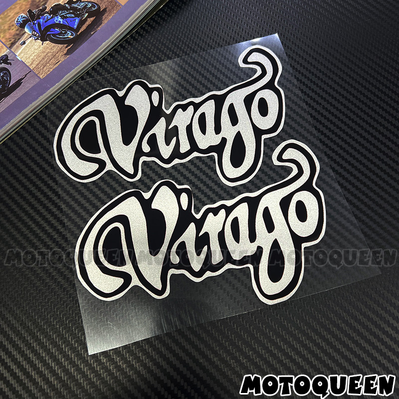适用Virago雅马哈XV750 XV 250 400 500贴纸700油箱1100 1000拉花