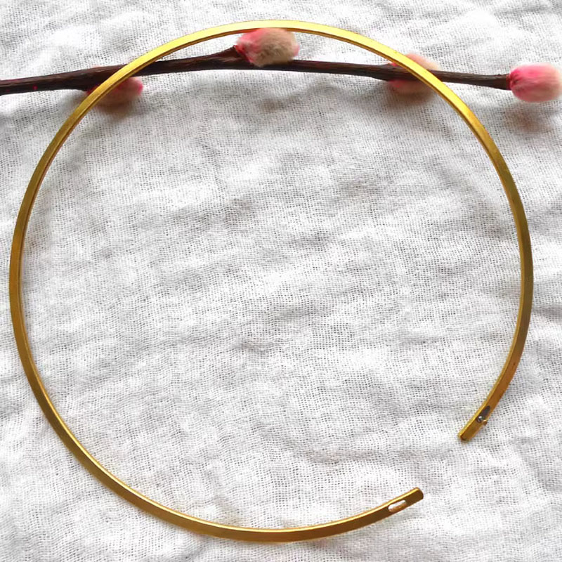 黄铜项圈DIY璎珞皇冠底座6折起