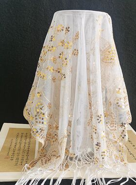 印度装饰纱丽刺绣民族风女春夏秋