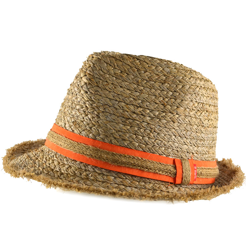 barts raffia straw sun hat 天然拉菲草帽男女帽子夏天英伦礼帽