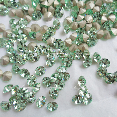 尖底新款捷克钻贵橄榄美甲钻