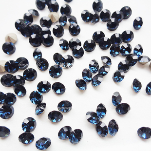 散钻 正版 DIY补钻 捷克钻墨兰色 玻璃钻饰品补钻 美饰玛尖底钻新款