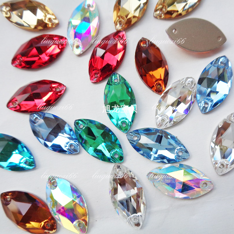 双孔马眼手缝钻DIY手工镶钻