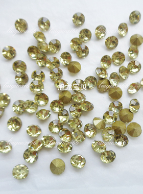 尖底水钻浅黄色 DIY手工饰品配件项链耳环耳钉首饰修补镶嵌美甲钻