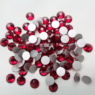 整包深红色平底钻 手机壳贴水钻 美甲钻 玻璃钻饰品补钻 夜店用钻