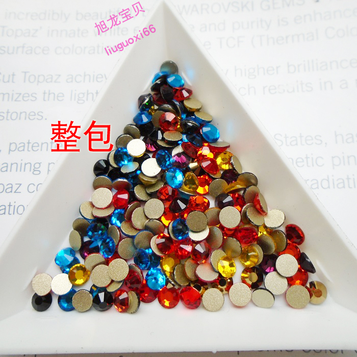 平底钻4mm水晶DIY饰品配件美甲