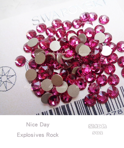 Австрийский срезок с плоским срезом с фиолетовым красным 502 DIY DIY DIMES