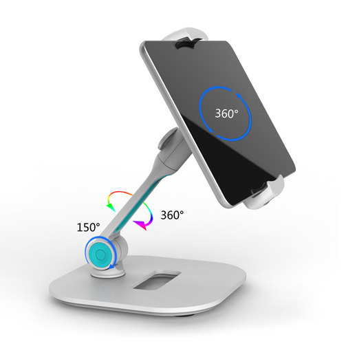 乐得手机平板支架桌面ipad电脑架子床上头懒人苹果直播电视影旋转 - 封面