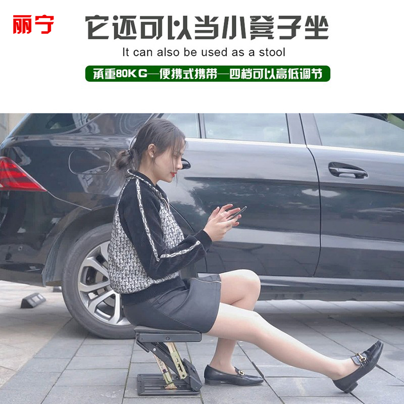 车载脚凳汽车后排座椅腿托家用多功能搁脚凳户外便携凳子脚踏板