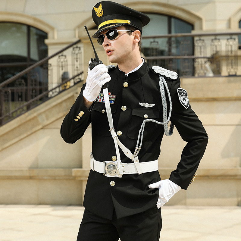 保安制服春秋礼宾服酒店物业工装形象岗门卫安保高端保安服套装男