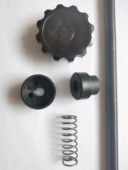 上海申威达飞达仰达小型办公切纸机配件波纹手轮微调齿轮弹簧