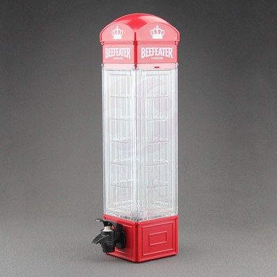 酒术 酒吧电话亭造型泡酒瓶Beefeater浸泡瓶家用创意鸡尾酒分酒器