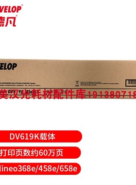 原装全新 德凡ineo+458/558复印机DR313/K硒鼓DV619K显影器带载体