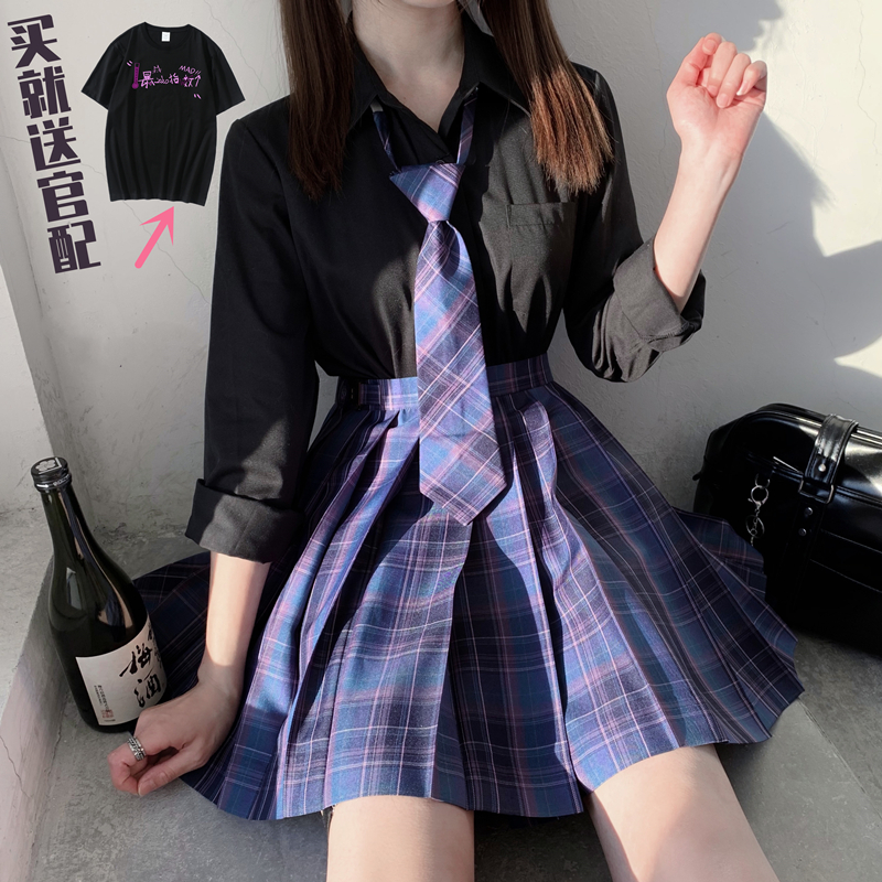 PIU原创JK制服 暴躁少女 格裙百褶裙裙裤大裤衩 打样中