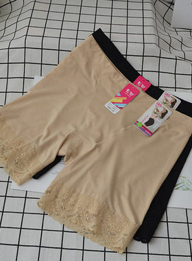 彩田安全裤女 防走光  高腰莫代尔面料蕾丝防磨腿裤 30882