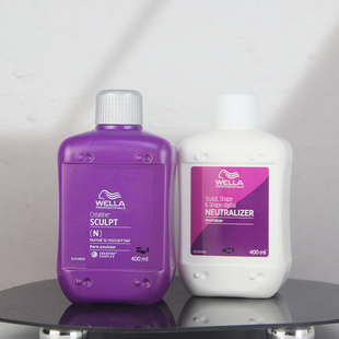 进口WELLA威娜酸护盈润冷烫烫发剂400ml套装强力型冷烫精烫卷发水