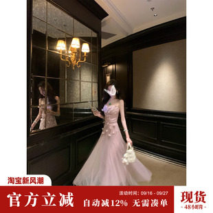 雅乔【科莫多仙境】夏季减龄少女网纱立体花朵上衣半身裙两件套装
