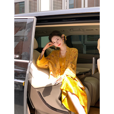 Sun雅乔【初五迎福】2026早春上衣新中式国风宽松提花缎面外套女