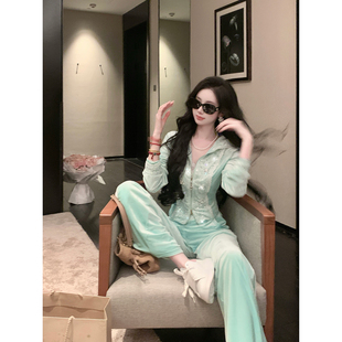 Sun雅乔 绿色套装