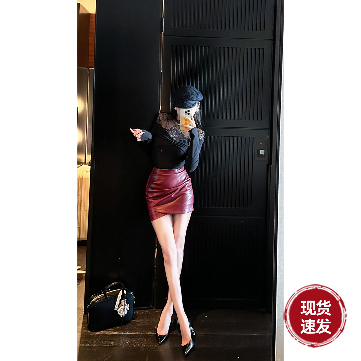 半身裙syqiaoA字裙短裙辣妹