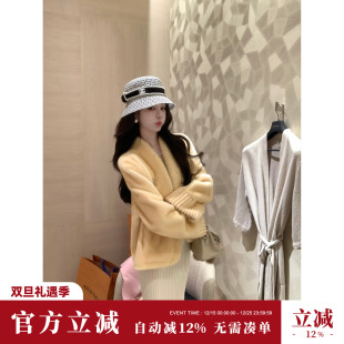 加厚毛毛保暖棉袄环保皮草外套女 秋冬长袖 Sun雅乔 爽文女主