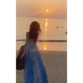 Sun雅乔 桔梗2.0 吊带连衣裙夏海边度假沙滩长裙日落仙女裙子