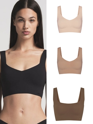 金姐skims scoop tank bra柔滑无痕背心无钢圈文胸宽肩带薄胸垫