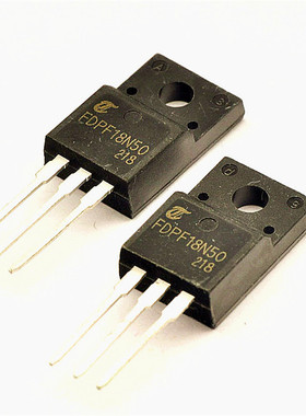 N场效应管 FDPF18N50 18A/500V/0.265欧/58W TO-220F