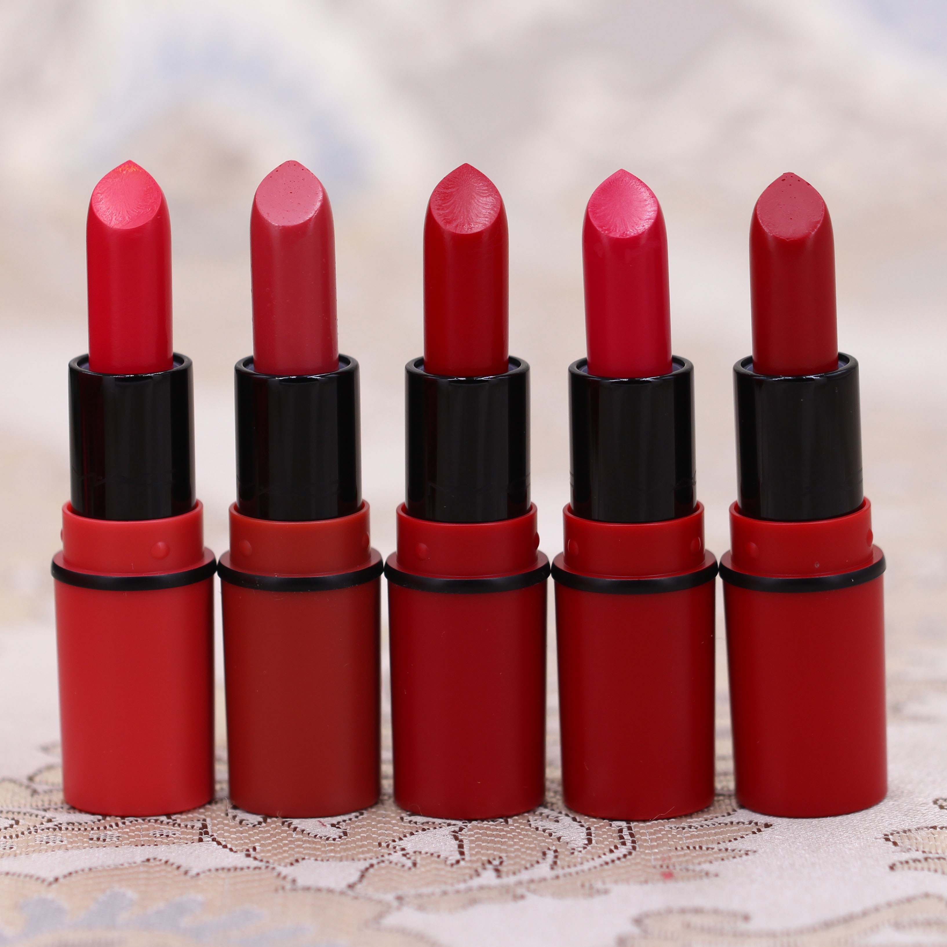 MAC魅可口红mini迷你款chili小辣椒1.8g哑光 ruby woo all fired