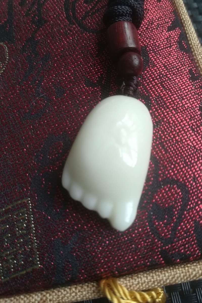 蓝田玉吉祥如意挂件国检证书吊坠知足常乐陕西西安原产地直销