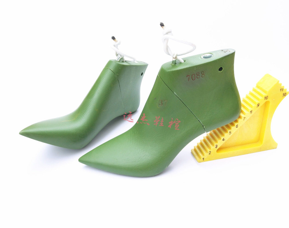 定制女款高帮高跟尖头鞋楦头,内销中高跟塑胶鞋楦可做大小码7088