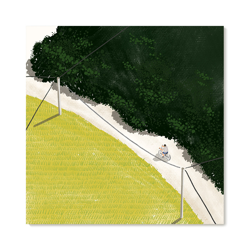 【艺术版画】插画师Subin复刻艺术版画清新韩系治愈风景装饰画芯