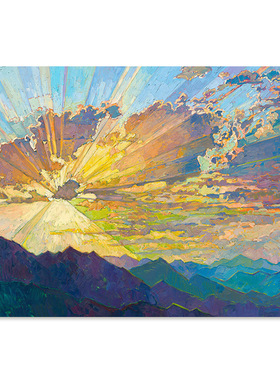 【艺术版画】Erin Hanson油画家复刻艺术版画印象派风景装饰画芯