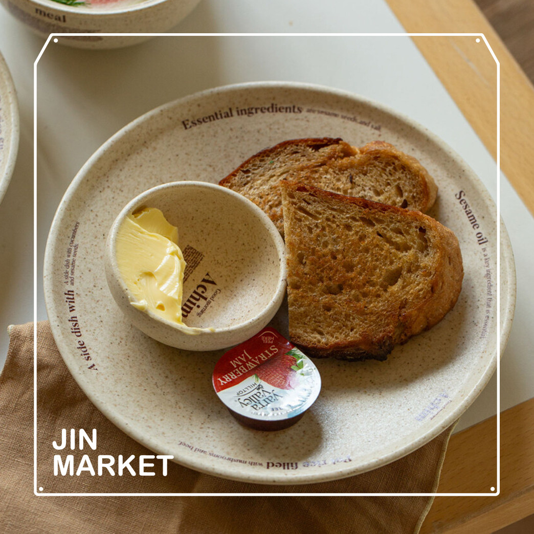 JinMarket 韩国代购 MOMUR官方授权weekend12 系列餐具 燕麦棕