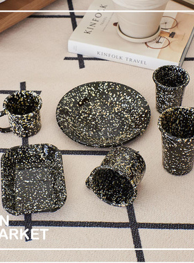 【新春大促】韩国代购 eding官方授权宇宙泼墨 马克杯烤盘酸奶碗